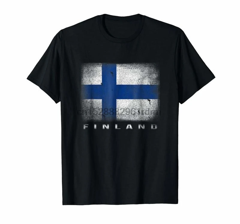 Одежда финский флаг футболка Финляндия Suomi Sisu 8749 |