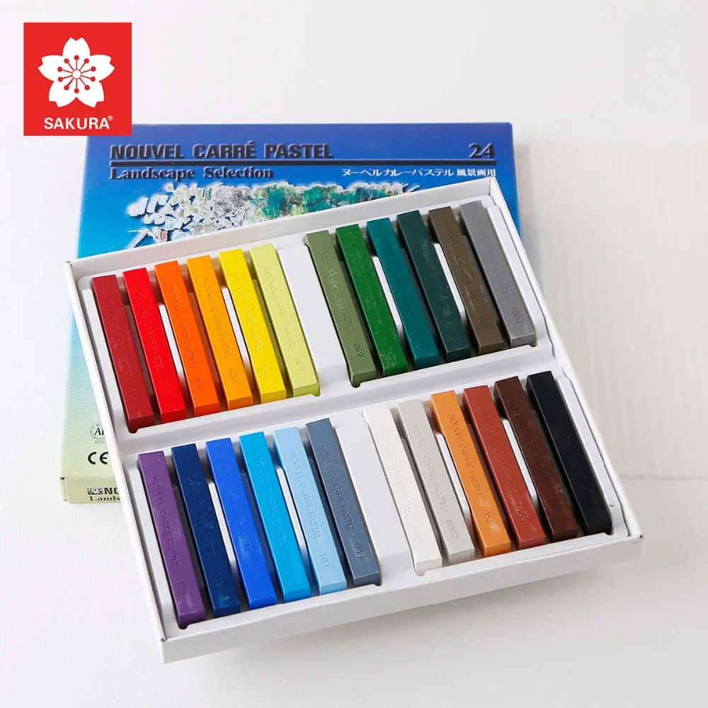 Sakura NCT Pastels цвет 12/24/48 цветов s набор мелов яркий жемчуг|sakura color|art colorssupplies art |
