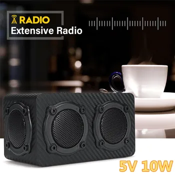 

10W Portable bluetooth Speaker Wireless 3D Stero Home Theater Desktop bluetooth 4.2 2CH Subwoofer Support FM Radio Aux TF