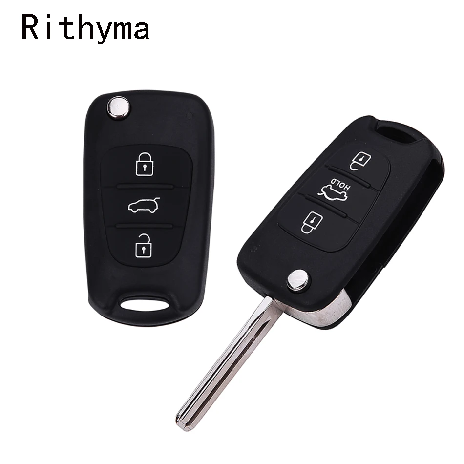 Откидная оболочка ключа дистанционного управления Rithyma с 3 кнопками для Hyundai I30 IX35
