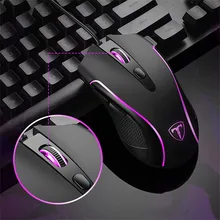 USB эргономичные мыши 6 Режимы фоновой подсветки до 3500 dpi RGB Проводная игровая мышь геймер для компьютера ПК ноутбука