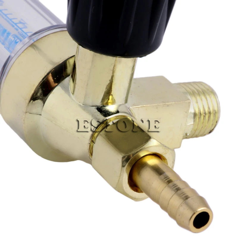 7mm Barb 1/4PT 0.15 MPA Flow Meter Gas Argon Regulator Welding Weld