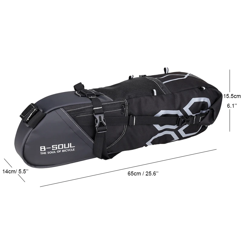 Waterproof Bicycle Rear Bag Folding Mountain Bicycle Bag Cycling Bag Bicycle Rear Seats Bag