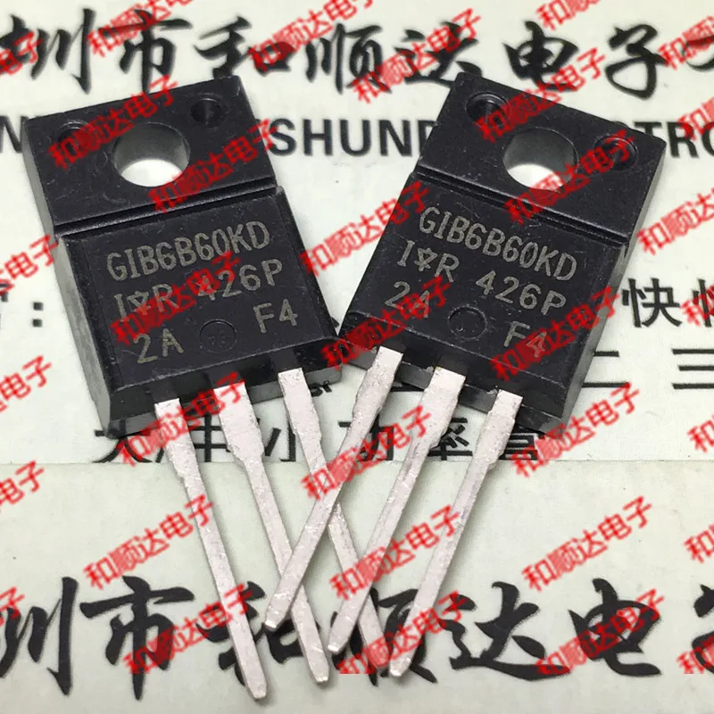 5 шт./IRGIB6B60KD GIB6B60KD TO-220F 600V TO220F
