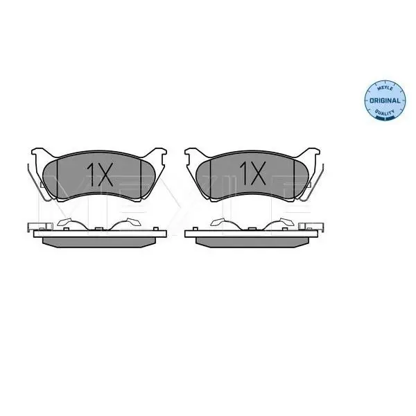 Колодки дисковые задн. с антискрип. пл.\ MB W163 2.3/3.2/2.7CDi