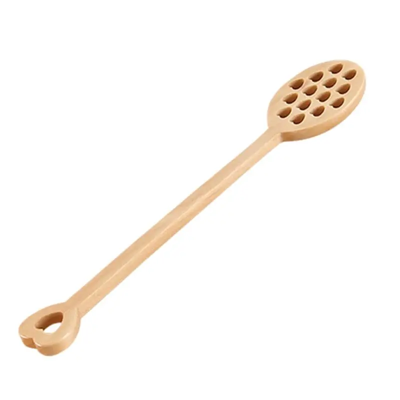 

Long Handle Coffee Stir Spoon Hollow Heart Shape Honey Wooden Spoon Wooden Stir Stick Creative Stir Stick Dipping Bar