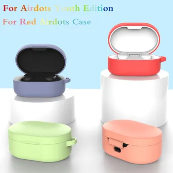 

Silicone Protective Cover Wireless Headphone Charging Box Bluetooth Headphones Case Box for Xiaomi Airdots for Redmi Airdots