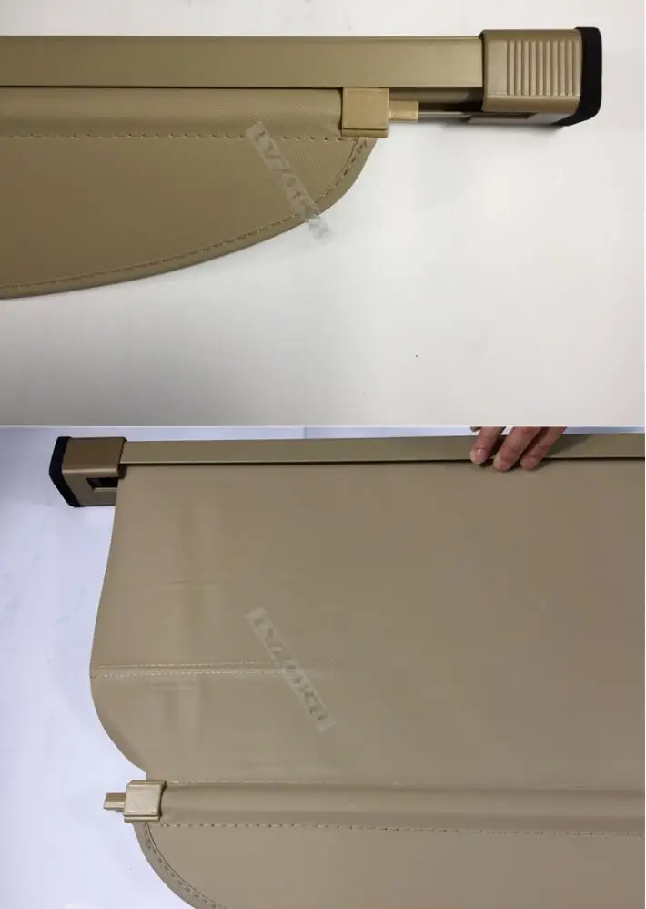 Rear Trunk Cargo Cover Security Shield For KIA SORENTO L High Qualit Auto Accessories Black Beige