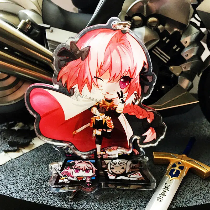 FGO Fate Grand Order Gilgamesh Angra Mainyu Студенческая настольная подставка брелок 2-side desktop place adom