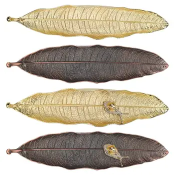 

Classic Aromatic Censer Alloy Gold Leaf Incense Burner Home Lucky Aromatherapy Furnace Decorative Crafts Ornaments