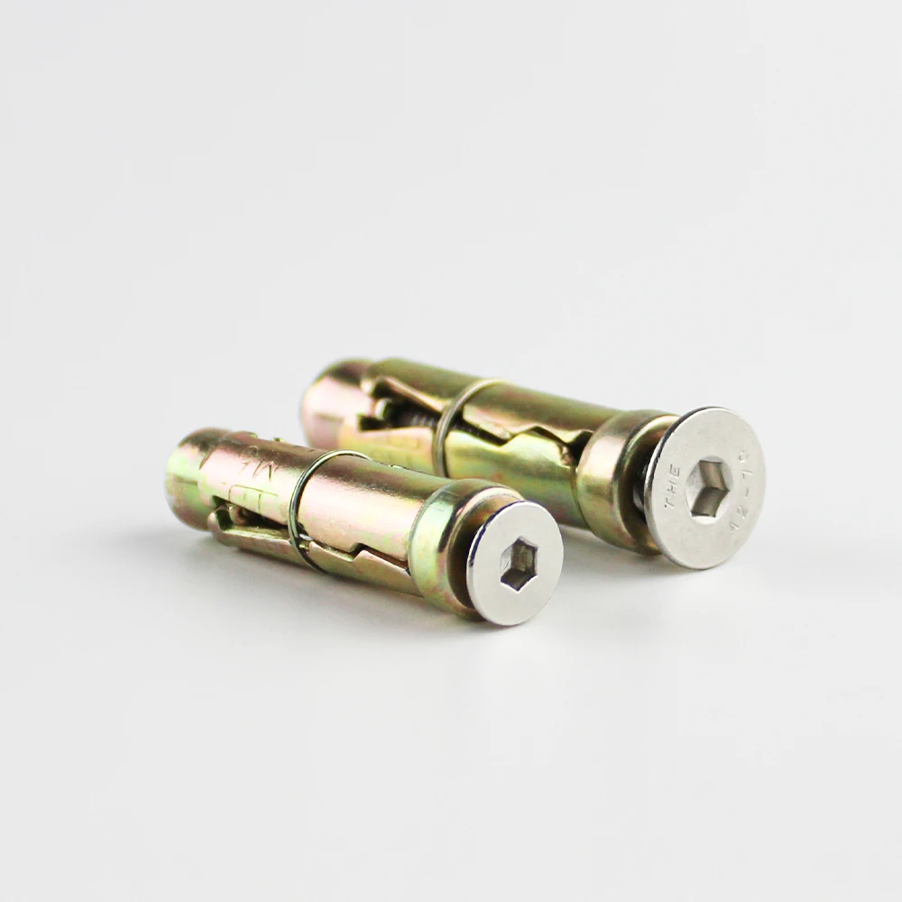 M5/6/8/10 Heavy duty concrete expansion shield anchor with Stainless Steel Hexagon Hex Socket Countersunk Screw