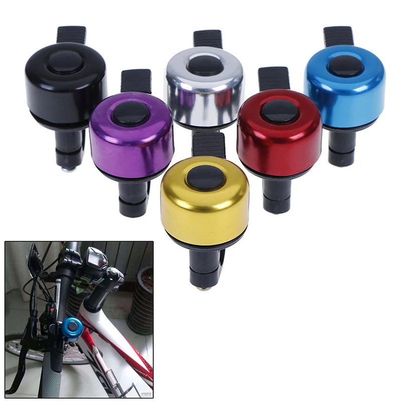 

1pc Bicycle Handlebar Metal Ring Black Bike Bell Horn Sound Alarm Bell Rings cycling accessories