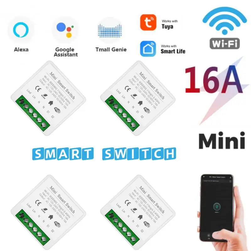 Мини-выключатель с поддержкой Wi-Fi 16 А | Обустройство дома