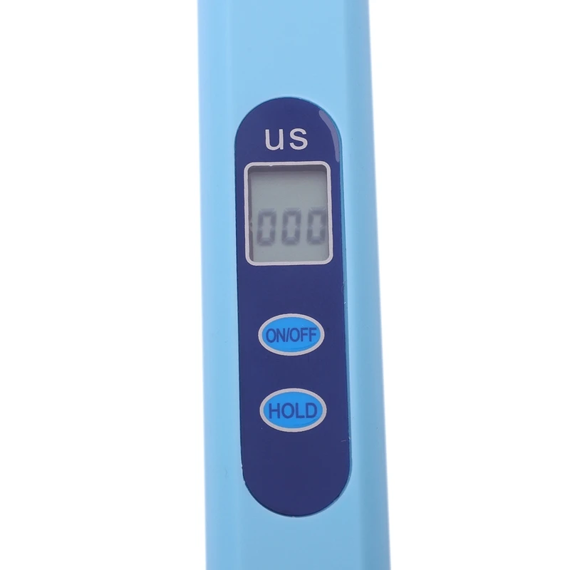 BMBY-LCD Цифровой Измеритель проводимости Воды EC бум тестер 0-9999 мкс/см синий