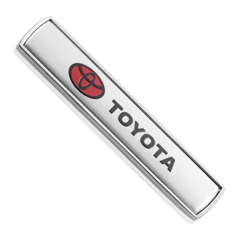 

1 PCS Car Aluminum sticker car badge decal car decoration sticker Accessories For toyota chr auris rav4 yaris avensis corolla