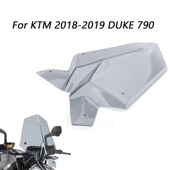 

Motorcycle Windshield Windsn Deflector Visor Visor for Duke 790 2018 2019 Motorcycle Accessories(Transparent Gray)