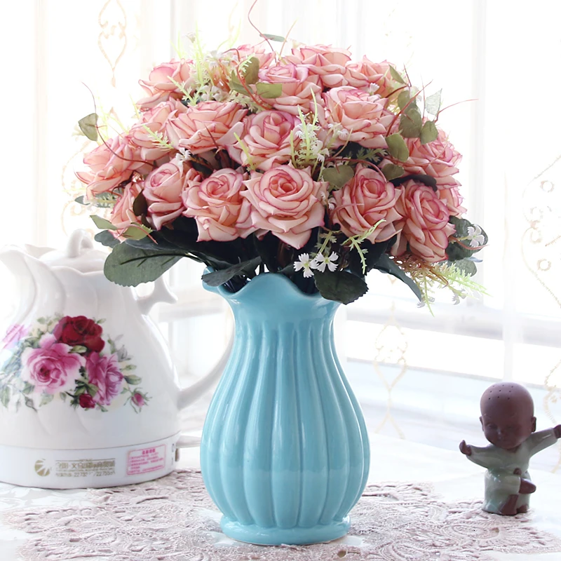 Suculenta Wazon Na Kwiaty Vaso De Flor Jarrones Decorativos современные аксессуары для украшения дома Современная ваза для цветов