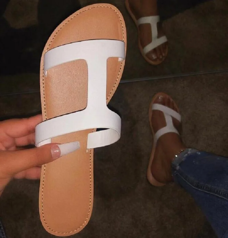 Cena Kobiety moda dzikie plażowe buty węża totem trzy warstwy antypoślizgowe kapcie na zewnątrz sandały płaskie dno damskie kapcie BK052