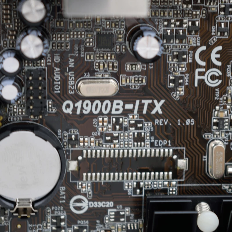 Для ASRock Q1900B-ITX интегрированный j1900 четырехъядерный процессор 17*17 см мини ITX оригинальная б/у материнская плата