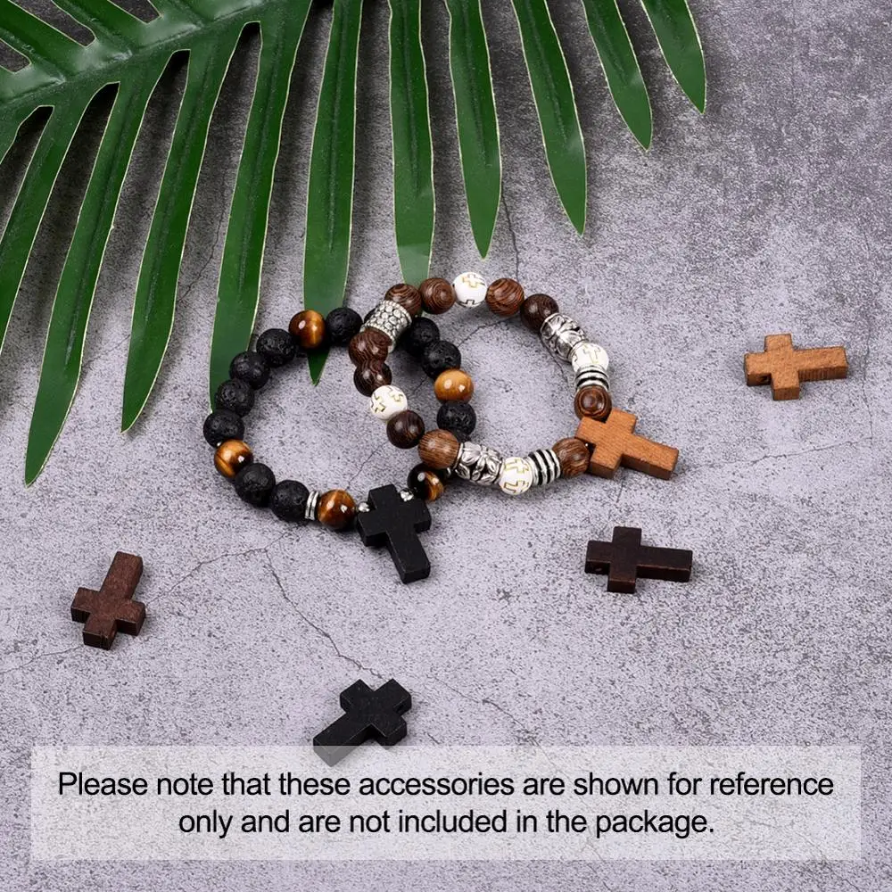 Wholesale PH PandaHall Rosary Necklace Cross Charms Rosary Making