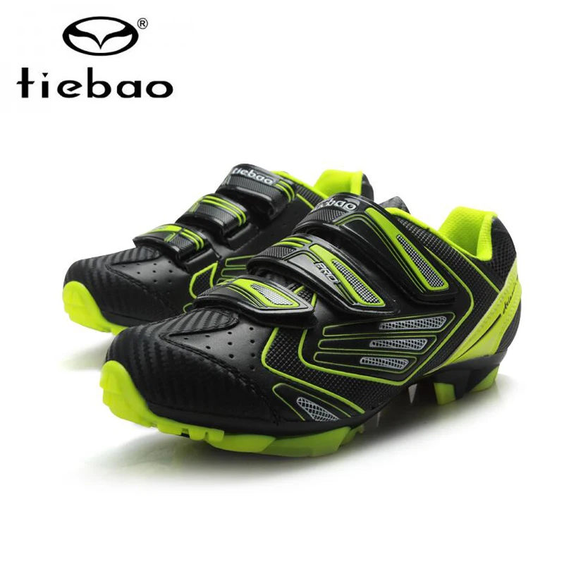 TIEBAO Cycling shoes mtb men bicycle riding sneakers self-locking breathable mountain bike shoes superstar cleats racing shoes
