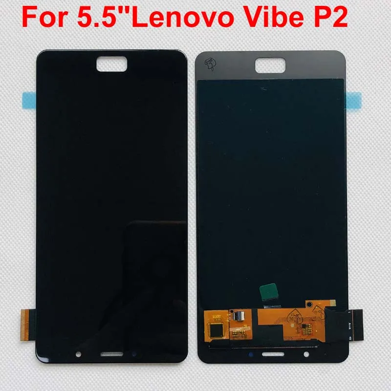 100% протестированный AAA Новый оригинальный для 5 &quotLenovo Vibe P2 ЖК дисплей сенсорный