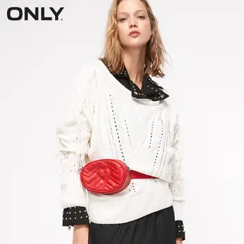 

ONLY women's autumn new hollow-out loose tassel sweater | 118313540