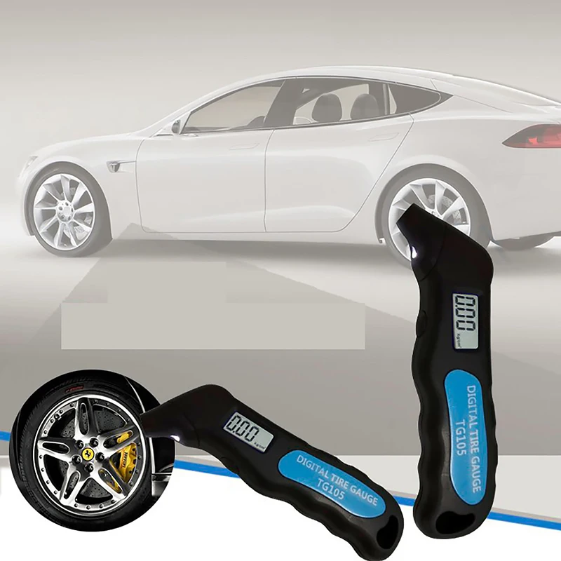 High-precision Digital LCD Display Car Tire Tyre Air Pressure Gauge Meter