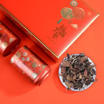 

2020 China Fuding Baicha Alpine White Tea Shoumei Tea for Cellulite and Promote Digestion Exquisite Gift Boxed