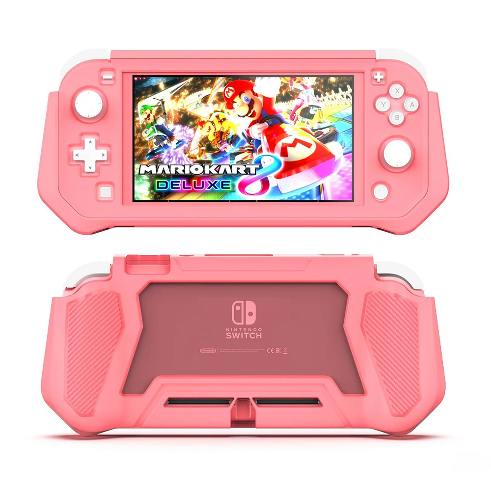 Novo para Nintend Guardas para Nintendo Switch Lite Corpo Inteiro Ergonômico Antiderrapante Escudo Case Capa Mini Console Rosa 2022 - Image 2