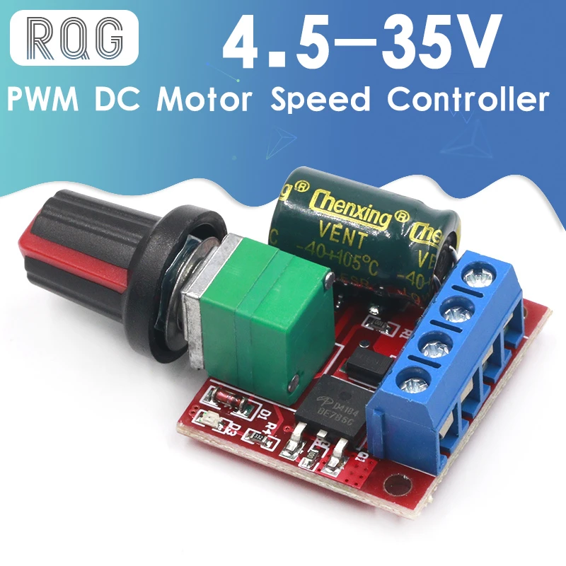 5A 90W PWM 12V DC Motor Speed Controller Module DC-DC 4.5V-35V Adjustable Spebz