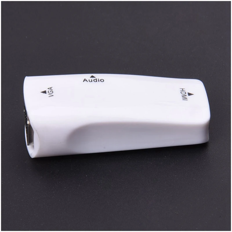 AAAE Top-1080P HDMI Женский VGA Женский видео конвертер адаптер с 3,5 мм аудио кабель