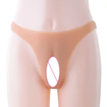 Полностью силиконовые Т-обратно-трусики реалистичные Вагина из Кроссбоди TG DG транссексуалов силиконовые трусики, чтобы быть сексуальной девушки сейчас