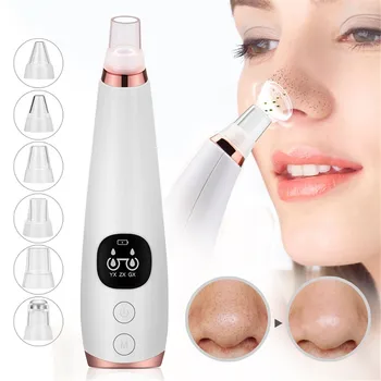 

Pore Cleaner Nose Blackhead Remover Face Deep T Zone Acne Pimple Removal Vacuum Suction Facial Diamond Beauty Care SPA Tool Skin