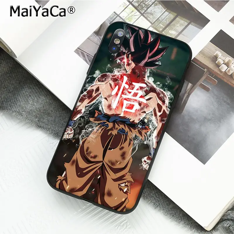 A2 MaiYaCa Dragon Ball Z Super DBZ Goku Модный чехол для телефона для iphone 11 Pro 11Pro MAX 8 7 6 6S Plus X XS MAX 5 5S SE XR - Цвет: A2