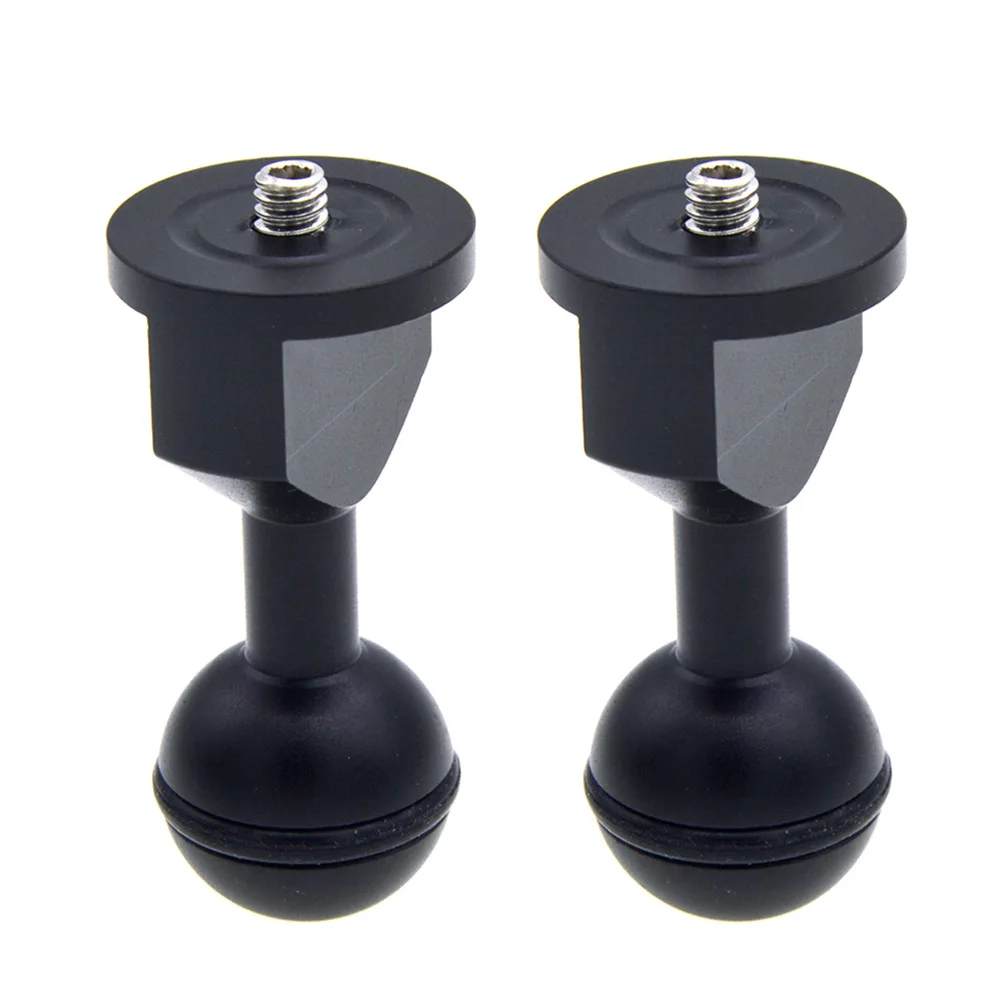 

2Pcs Ball Adapter with 1/4Inch Screw for Underwater Camera Diving Photography System Hi 888