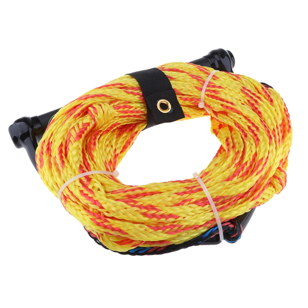 75ft Boat Wakeboard Water Ski Rope Tow Rope With EVA Floating Handle Random