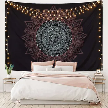 

Mandala Flower Wall Hanging Tapestry Cushion Novely Handmade Home Decor Unique Art Bedspread Printed Beach Towel