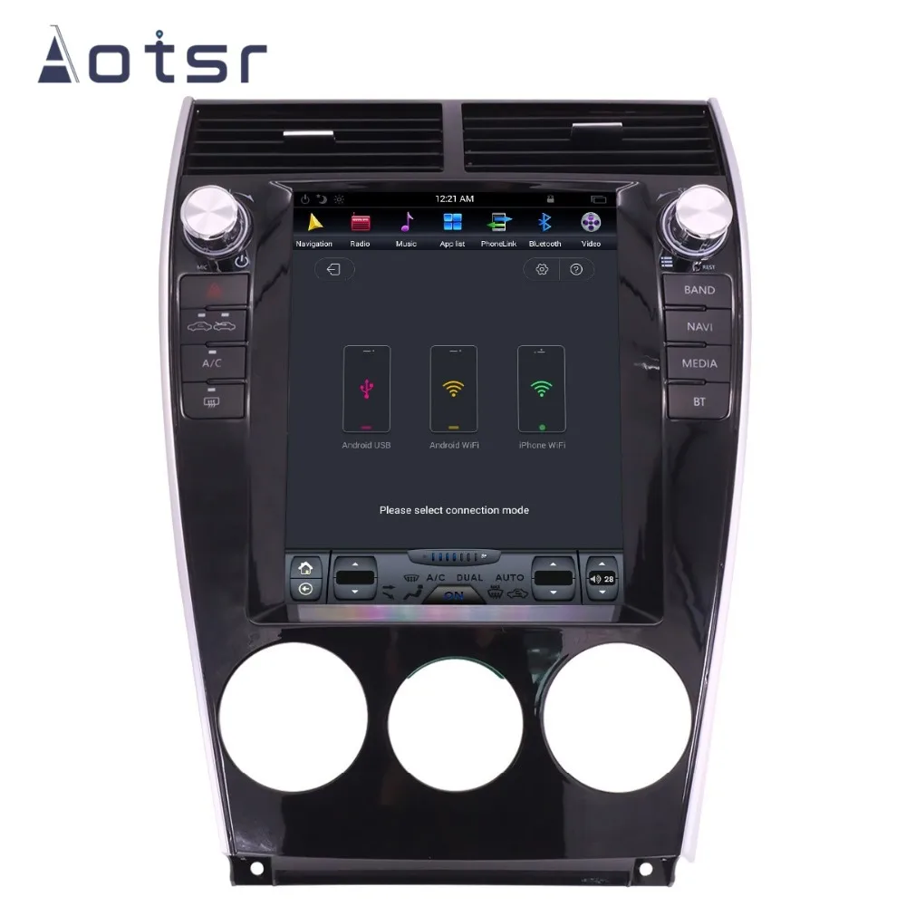 Sale Tesla Style Android 7 Vertical Screen GPS Navigation No DVD Player For Mazda 6 2002-2008 Auto Stereo Multimedia Player Head Unit 10