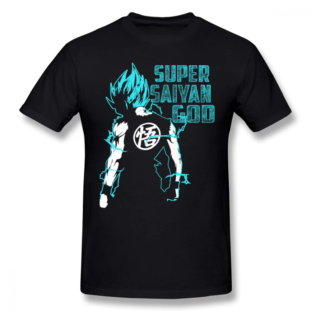 One yona Goku футболка Super Saiyan синяя 16 Футболка с принтом забавная из 100 хлопка