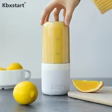 Kbxstart 400 мл портативная соковыжималка с зарядкой от USB, многофункциональный блендер, Миксер для овощей, чашка для сока, смузи, фруктовый экстрактор