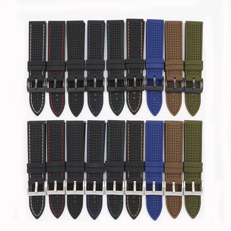 Silicone Sport Strap Waterproof Rubber Replacement Band