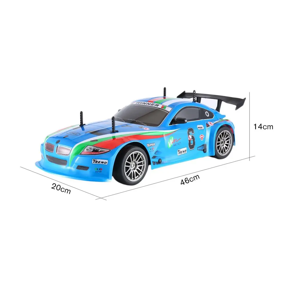 1/10 1400mAh 2,4G гоночный автомобиль 1:10 RC модель автомобиля 25 км/ч плоский спортивный Дрифт автомобиль игрушки 2 Батареи ЕС Разъем для детей