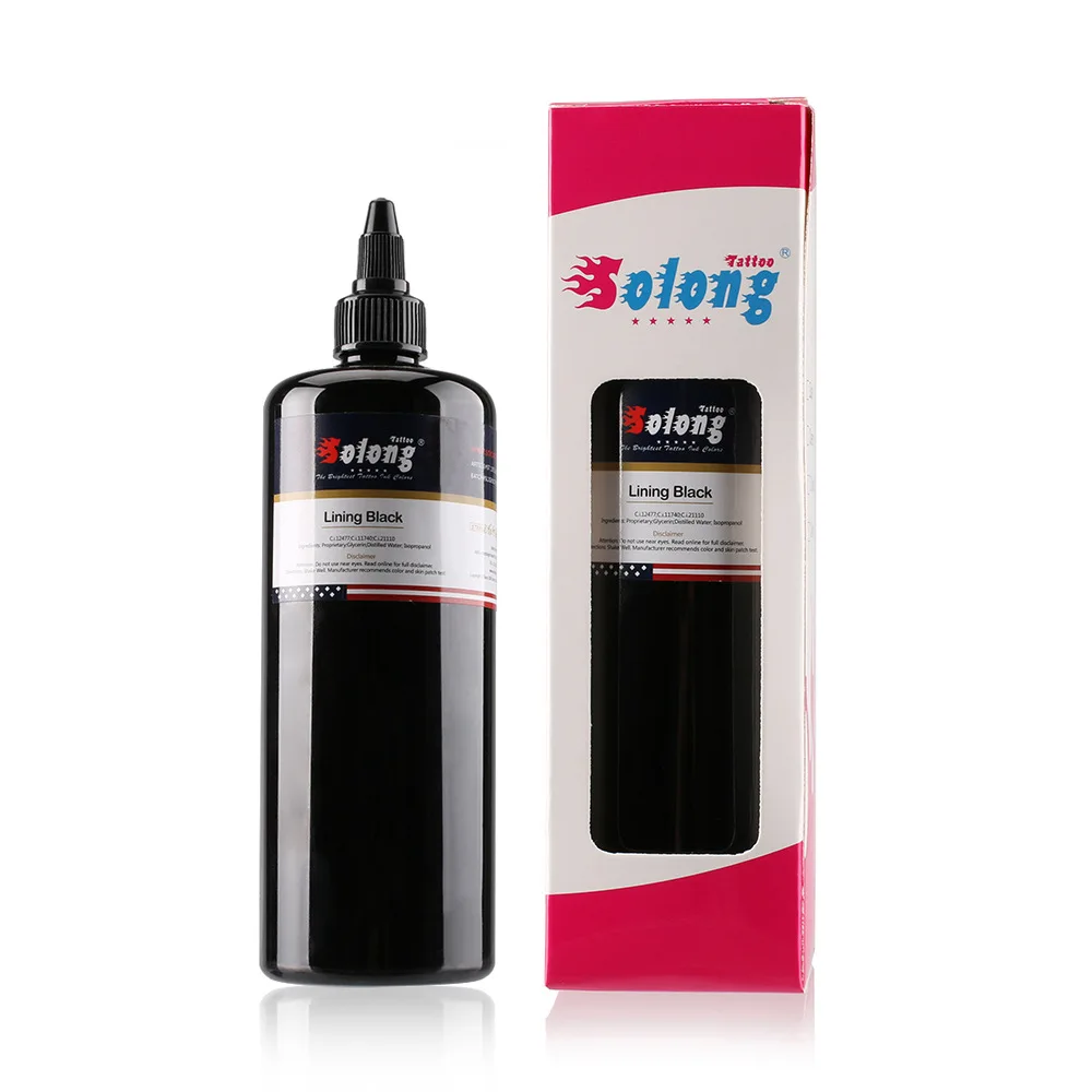 

Xiu long Tattoo Pigment Semi-Permanent Large Bottle Tattoo Pigment Black Tattoo Potion Pigment Quality Pigment Wholesale