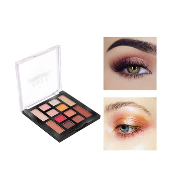 

12 Color Eyeshadow Palette Cosmetics Silky Texture Easy To Color Do Not Drop Powder Do Not Smudge Professional Mini Shadow Set