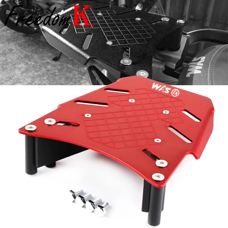 For SYM CRUISYM 300 GTS 300i 300 Motorcycle CNC Rear Storage Box Luggage Case Rack Support Cargo Holder Shelf Panel Bracket