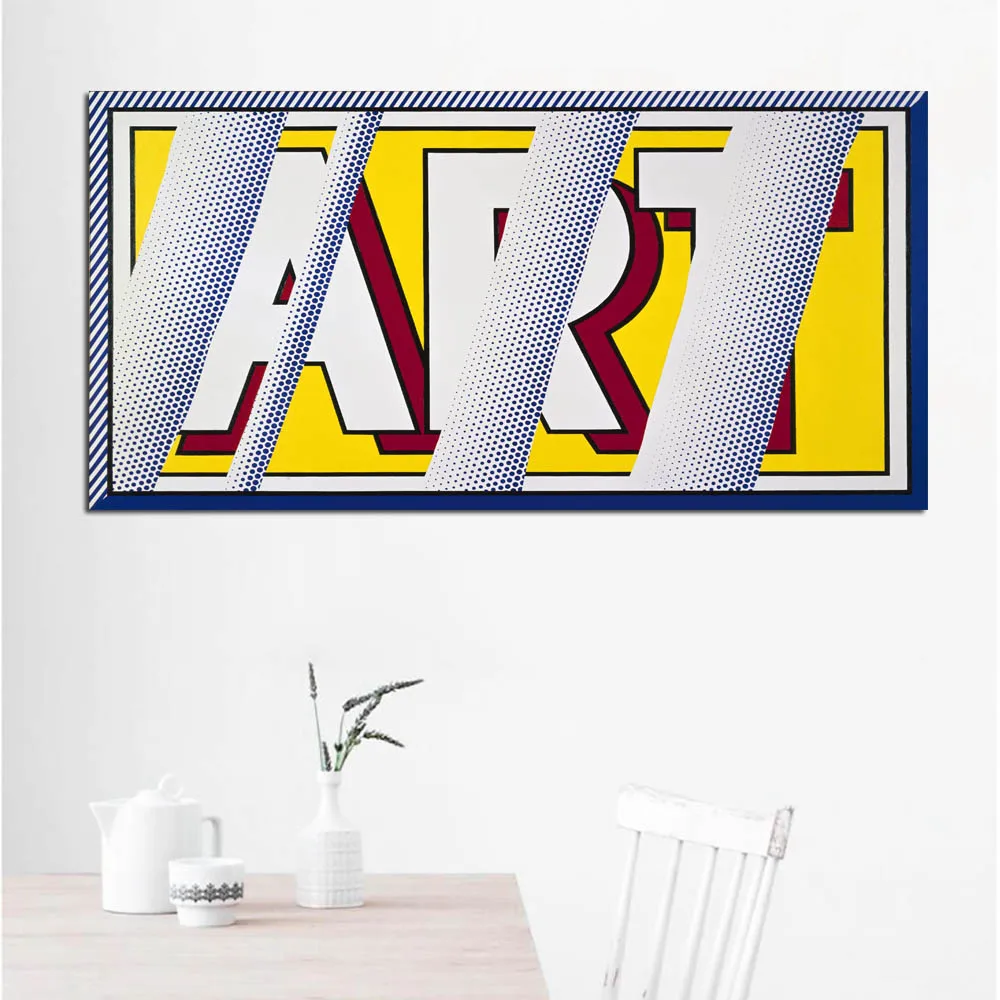 Абстрактные Художественные постеры Roy Lichtenstein Художественная Картина на холсте