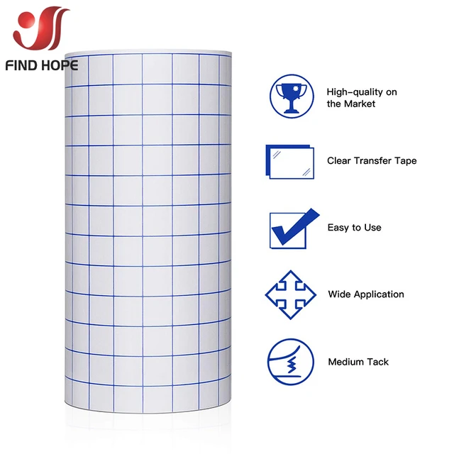 Transfer Tape for Heat Transfer Vinyl - Iron On Transfer Paper - Heat  Transfer Paper, Clear Transfer Tape for Printable HTV - AliExpress