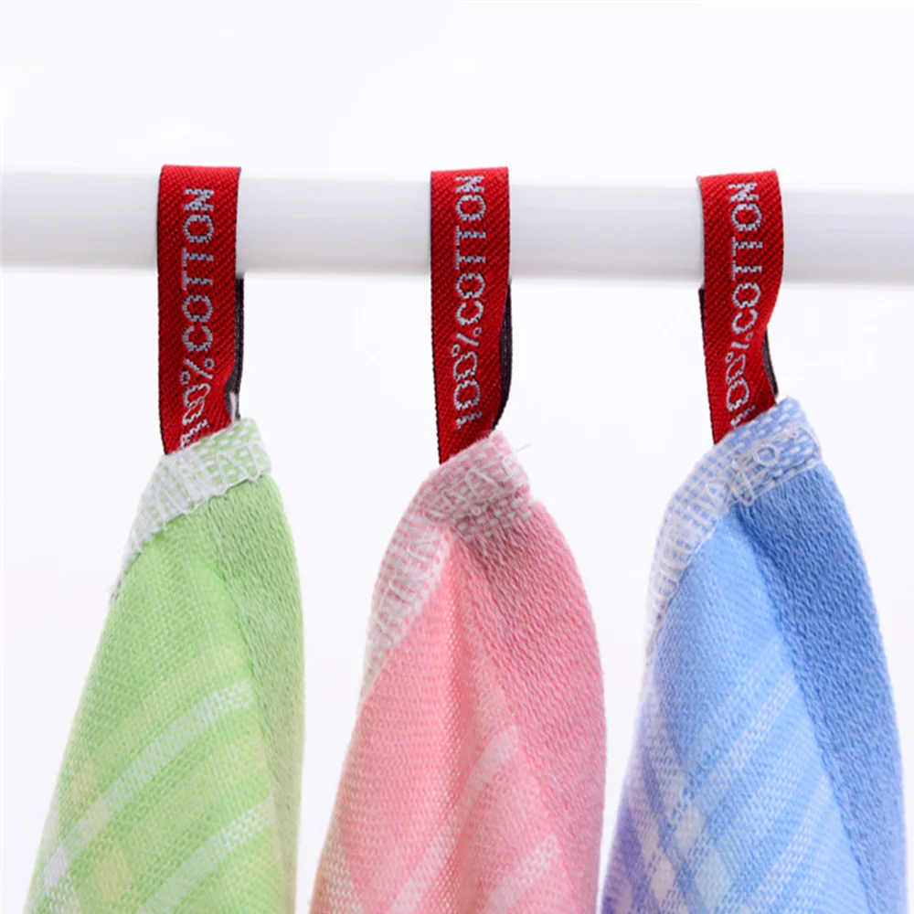 Baby Cotton Soft Hand Towel 30*30cm Home Cleaning Face For Baby Towel Infant Cartoon Dog Handkerchief Towels