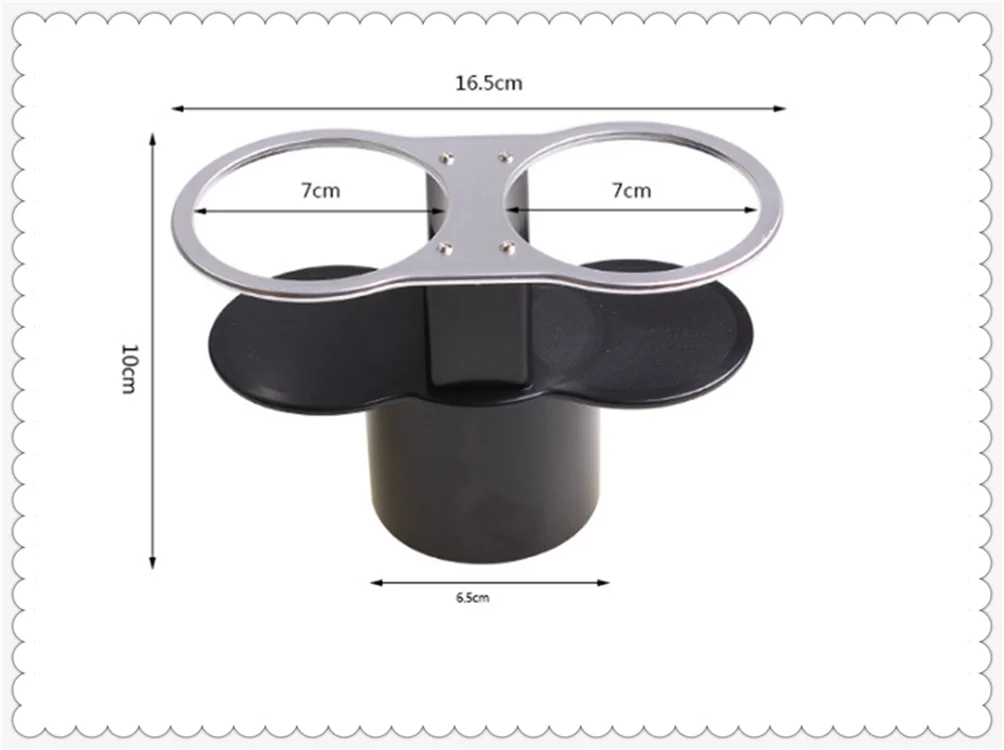 Universal New black Car cup holder drink water accessories auto shape for Lexus IS350 GS430 RX400h RX330 IS250 ES330